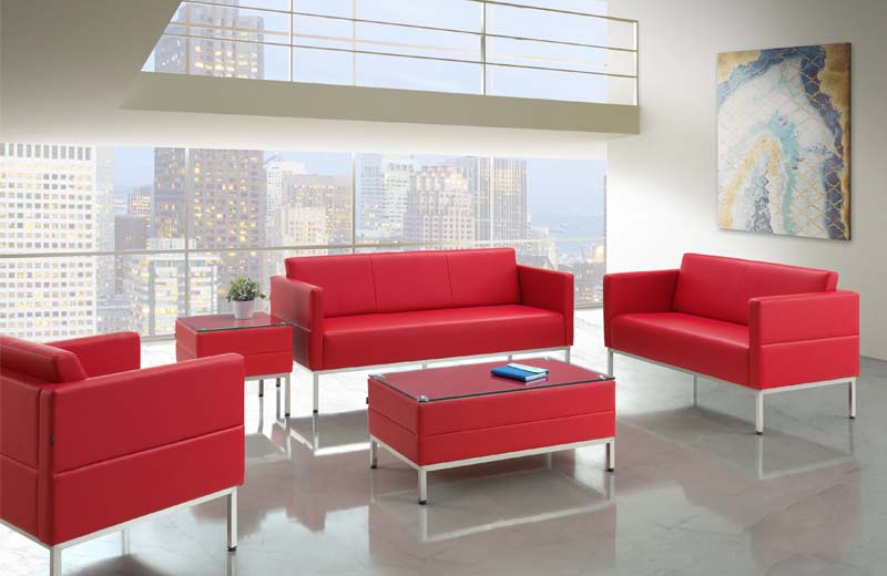 The modern contemporary Xavino sofa, plan the office aesthetically with the comfort lounge seating.